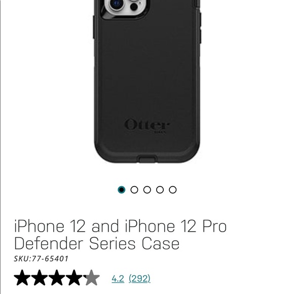 Otter Box Defender Pro for iPhone 12/12 Pro - Picture 3 of 8